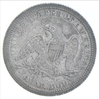 1854 Seated Liberty Quarter