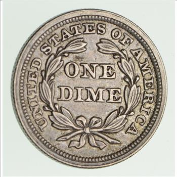 1855 Seated Liberty Dime - Circulated