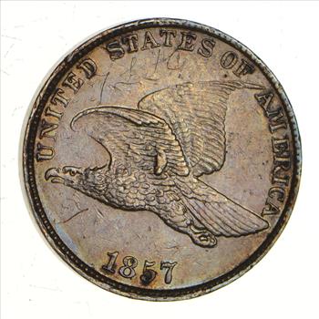 1857 Flying Eagle Cent - Sharp