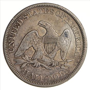 1857 Seated Liberty Half Dollar - Circulated