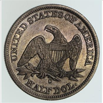 1858-O Seated Liberty Half Dollar - Near Uncirculated