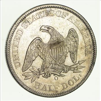 1861-O Seated Liberty Half Dollar - Circulated