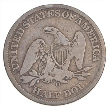 1861-O Seated Liberty Half Dollar - FED ISSUE R-6