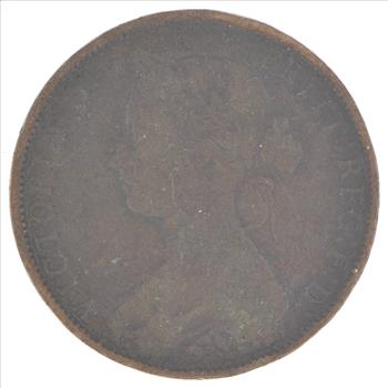 1862 Great Britain 1/2 Penny