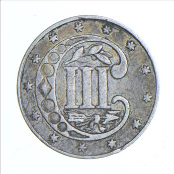 1862 Silver Three-Cent Piece - Trime - Boyer Coin Collection