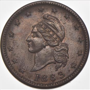 1863 Army & Navy Civil War Token