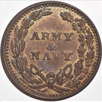 1863 Army & Navy Civil War Token