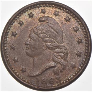 1863 Army & Navy Civil War Token