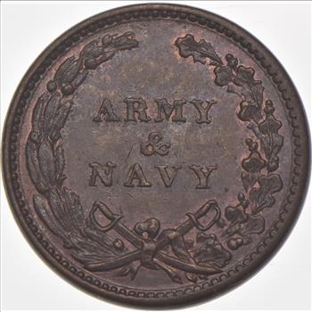 1863 Army & Navy Civil War Token