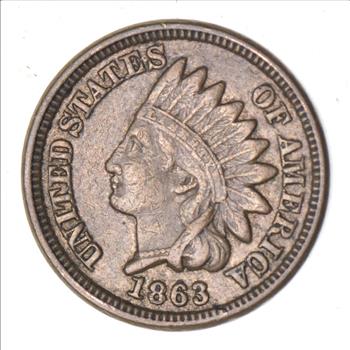 1863 Indian Head Cent - Circulated