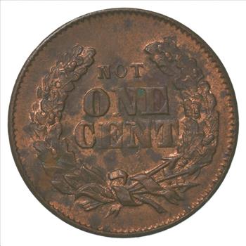 1863 Indian Head Not One Cent Civil War Token F-69/369a