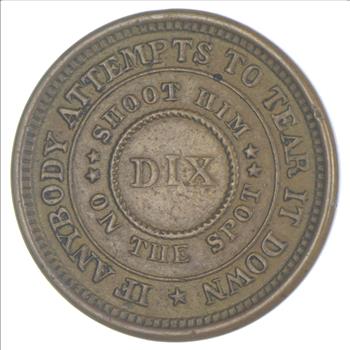 1863 The Flag Of Our Union Civil War Token