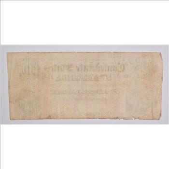 1864 $500 Confederate States Of America Large Note Horse Blanket