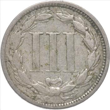 1867 Nickel Three-Cent Piece - Charles Coin Collection