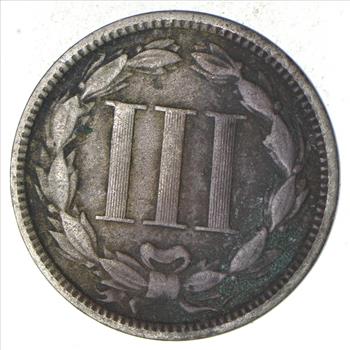 1868 - ***3***THREE***Cent Piece*** - US Type Coin