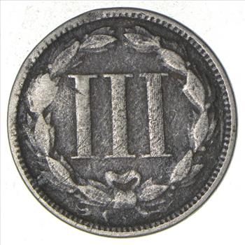 1868 - ***3***THREE***Cent Piece*** - US Type Coin