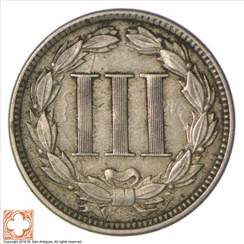 1868 - ***3***THREE***Cent Piece*** - US Type Coin