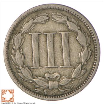 1868 - ***3***THREE***Cent Piece*** - US Type Coin