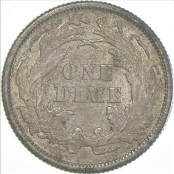 1875 Seated Liberty Dime