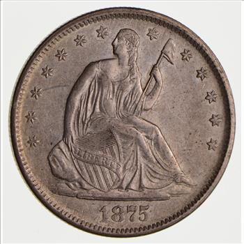 1875-S Seated Liberty Half Dollar
