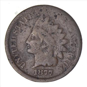 1877 Indian Head Cent - Circulated