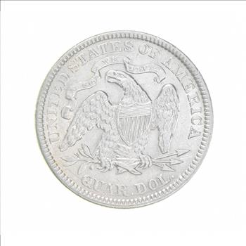 1877 Seated Liberty Quarter Dollar