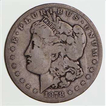 1878-CC Morgan Silver Dollar