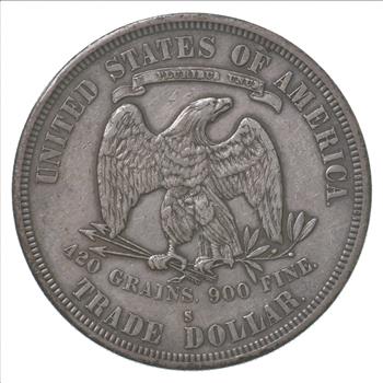 1878-S Seated Liberty Silver Trade Dollar