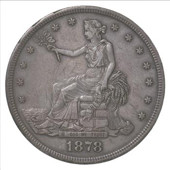 1878-S Seated Liberty Silver Trade Dollar