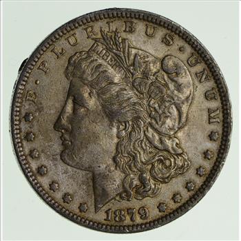 1879 Morgan United States Silver Dollar 90% Eagle Reverse - Early