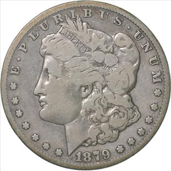 1879-CC Morgan Silver Dollar Capped