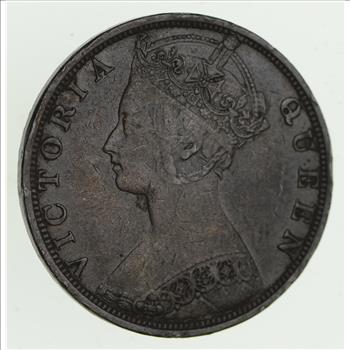 1880 Hong Kong 1 Cent - Historic World Coin
