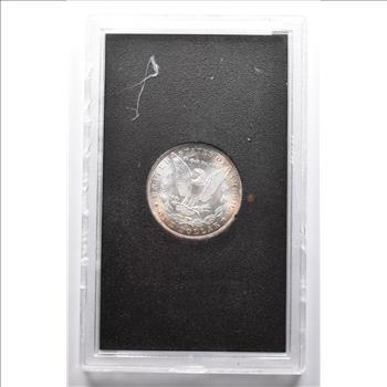 1882-CC Morgan Silver Dollar GSA Hoard AWESOME tone!