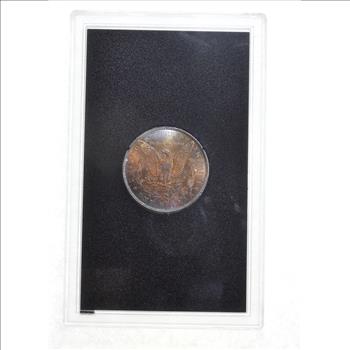 1882-CC Morgan Silver Dollar GSA Rainbow Toned