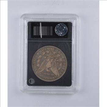 1887 Morgan Silver Dollar Beauifully Displayed