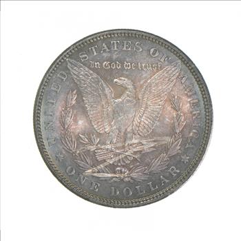 1887 Morgan Silver Dollar - Toned