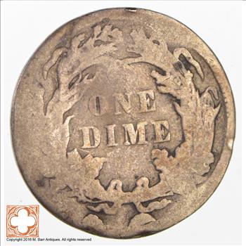 1889 Seated Liberty Silver Dime