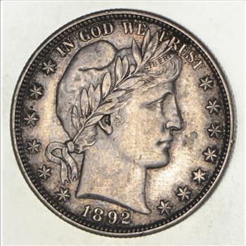 1892-O Barber Half Dollar