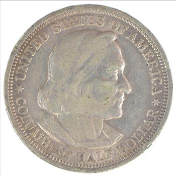 1893 Silver Columbian Exposition U.S. Commemorative Half Dollar