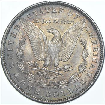 1896 Morgan Silver Dollar - Toned