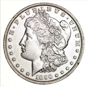 1896-O Morgan Silver Dollar - Polished - Circulated