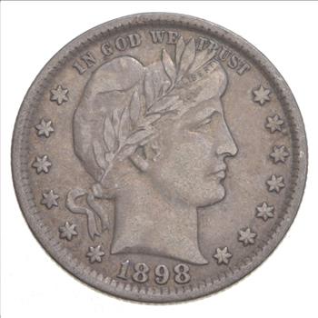 1898 Barber Quarter
