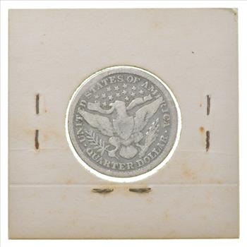 1898 Barber Quarter From a COIN COLLECTION from 1970's