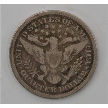 1898 Barber/Liberty Head Quarter Dollar