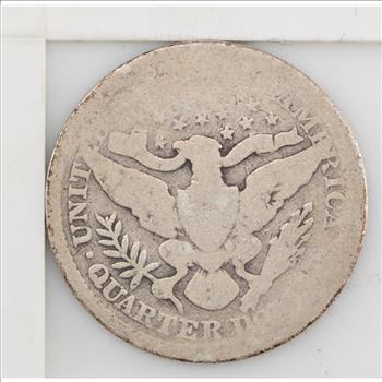 1898 Barber/Liberty Head Quarter Dollar