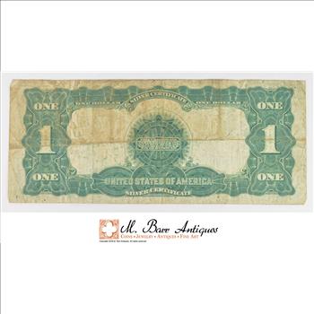 1899 $1 Silver Certificate Black Eagle US Currency Note