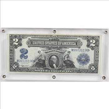 1899 $2 United States Silver Certificate Large Note