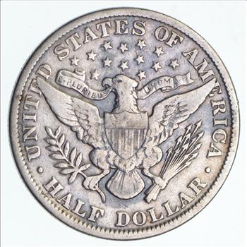 1900 Barber Silver Half Dollar