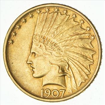 1907 $10.00 Indian Head Gold Eagle