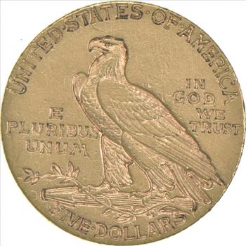 1911-S $5 Indian Head Gold Half Eagle